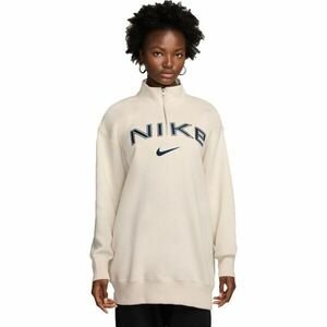 Nike SPORTSWEAR PHOENIX FLEECE Női pulóver, bézs, méret kép