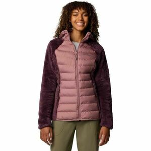 Columbia POWDER LITE II SHERPA HYBRID JACKET Női kabát, bordó, méret kép