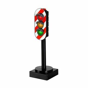 BRIO TRAFFIC LIGHT Világító szemafor, fekete, méret kép