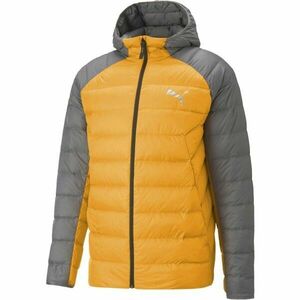 Puma PACKLITE HOODED DOWN JACKET Férfi dzseki, sárga, méret kép