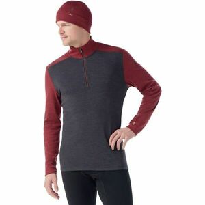 Smartwool CLASSIC THERMAL MERINO BL 1/4 ZIP Férfi thermo felső, sötétszürke, méret kép