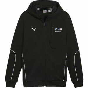 Puma BMW M MOTORSPORT HOODED SWEAT Férfi pulóver, fekete, méret kép