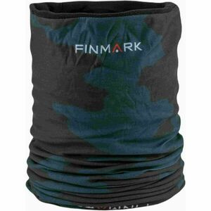 Finmark MULTIFUNCTIONAL SCARF WITH FLEECE Multifunkcionális kendő, fekete, méret kép