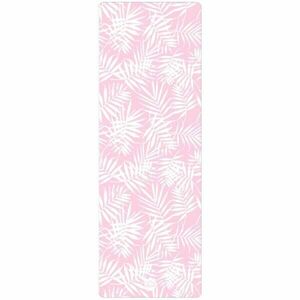 YOGGYS TRAVEL YOGA MAT 1 MM PINK TROPICAL Utazó jógamatrac, rózsaszín, méret kép