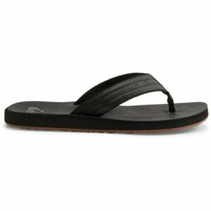 Quiksilver CARVER NUBUCK Férfi flip-flop papucs, fekete, méret 41 kép