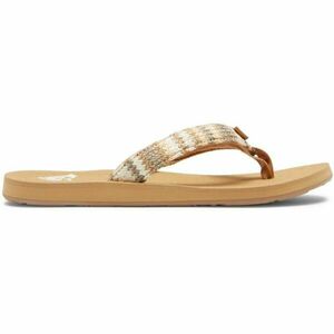 Roxy PORTO RAFFIA Női flip-flop papucs, bézs, méret 36 kép