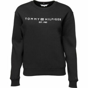 Tommy Hilfiger MDRN REG CORP LOGO C-NK SWTSHRT Női pulóver, fekete, méret kép