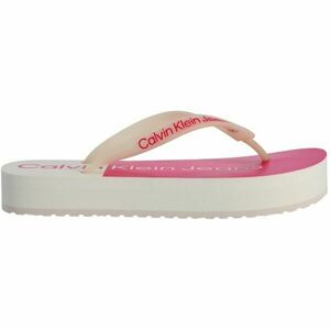 Calvin Klein BEACH SANDAL FLATFORM Női flip-flop papucs, fehér, méret kép