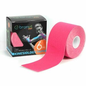 BronVit SPORT KINESIO TAPE CLASSIC Kineziológiai tapasz, rózsaszín, méret kép