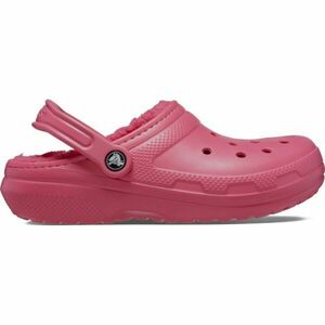 Crocs CLASSIC FUZZ LINED CLOG Női belebújós cipő, rózsaszín, méret 36/37 kép