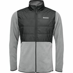 Columbia BASIN BUTTE FLEECE FULL ZIP Férfi hibrid kabát, szürke, méret kép