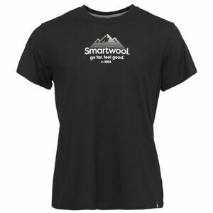 Smartwool 30TH ANNIVERSARY GRAPHIC SS TEE Férfi póló, fekete, méret kép