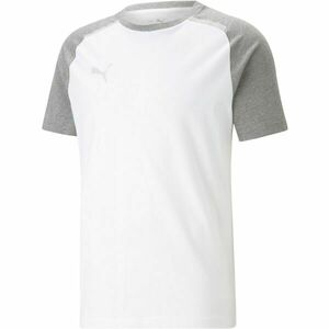 Puma TEAMCUP CASUALS TEE Futballpóló, fehér, méret kép