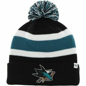 47 NHL SAN JOSE SHARKS BREAKAWAY CUFF KNIT Téli sapka, fekete, méret kép