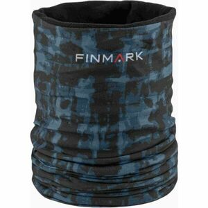 Finmark MULTIFUNCTIONAL SCARF WITH FLEECE Multifunkcionális kendő, fekete, méret kép