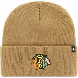 47 NHL CHICAGO BLACKHAWKS HAYMAKER '47 CUFF KNIT BLK Téli sapka, bézs, méret kép