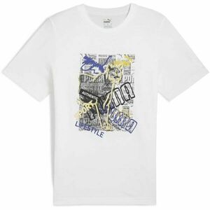 Puma GRAPHICS PHOTOPRINT TEE Férfi póló, fehér, méret kép