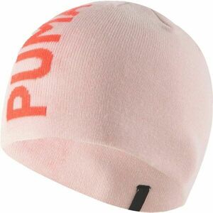 Puma ESS CLASSIC CUFFLESS BEANIE JR Gyerek kötött sapka, rózsaszín, méret kép