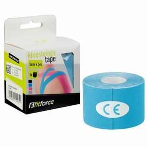 Fitforce KINETAPE Kineziológiai tapasz, világoskék, méret kép