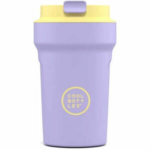 COOL BOTTLES PARADISE 350 ML Rozsdamentes thermo bögre, lila, méret kép