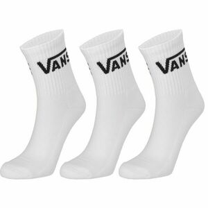 Vans CLASSIC HALF CREW 3PK Férfi zokni, fehér, méret kép