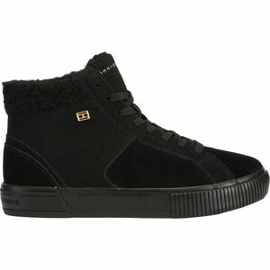 Tommy Hilfiger VULC SUEDE SNEAKER HI Női teniszcipő, fekete, méret kép