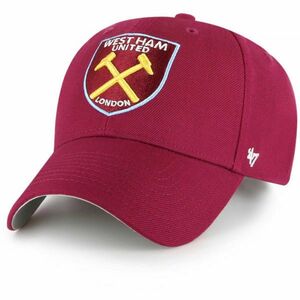 47 EPL WEST HAM UNITED FC MVP WIN Baseball sapka, bordó, méret kép