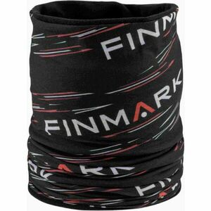 Finmark MULTIFUNCTIONAL SCARF WITH FLEECE Gyerek multifunkcionális kendő, fekete, méret kép