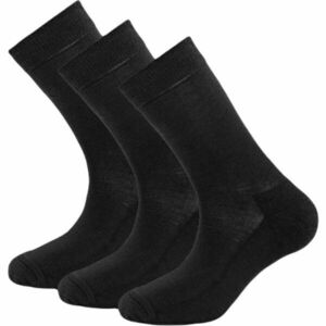 Devold DAILY MERINO MEDIUM SOCK 3PK Férfi gyapjú zokni, fekete, méret kép