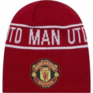 New Era WRDMRK SKULL BEANIE MANCHESTER UNITED Férfi sapka, piros, méret kép