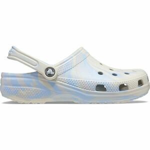 Crocs CLASSIC MARBLED CLOG Uniszex belebújós cipő, bézs, méret 37/38 kép