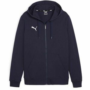 Puma TEAMGOAL CASUALS HOODED Férfi pulóver, sötétkék, méret kép