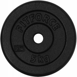 Fitforce PLB 5 KG x 25 MM Súlyzótárcsa, fekete, méret kép