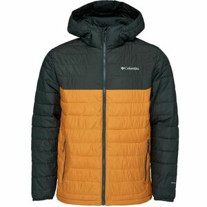 Columbia POWDER LITE HOODED JACKET Férfi télikabát, sárga, méret kép