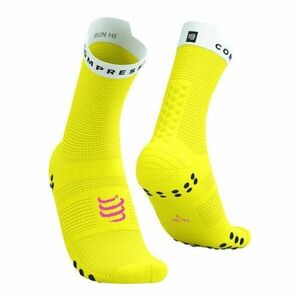 Compressport PRO RACING SOCKS V4.0 RUN Futózokni, sárga, méret kép