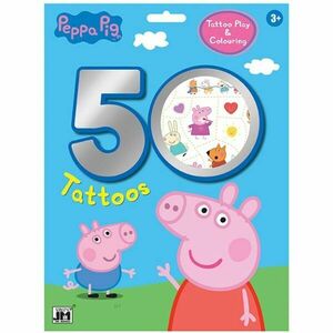 PRASÁTKO PEPPA 50+ TATTOOS Tetováló szett, mix, méret kép