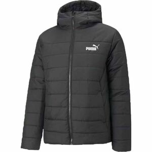 Puma ESSENTIALS HOODED PADDED Férfi téli dzseki, fekete, méret kép