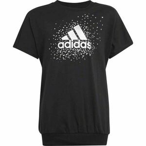 adidas GLAM TEE Lány póló, fekete, méret kép