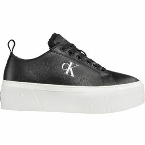 Calvin Klein CUPSOLE FLATFORM LOW W Női teniszcipő, fekete, méret kép