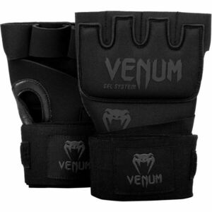 Venum KONTACT GEL GLOVE WRAPS Kesztyű, fekete, méret kép