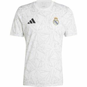 adidas REAL MADRID PRE-MATCH Férfi futball felső, fehér, méret kép