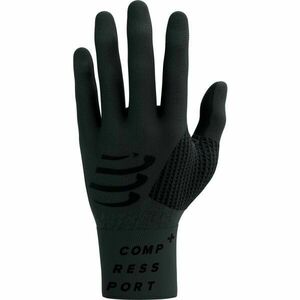 Compressport 3D THERMO GLOVES Kesztyű futáshoz, fekete, méret kép