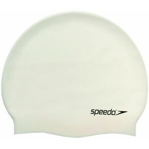 úszósapka speedo plain flat silicon cap fehér kép