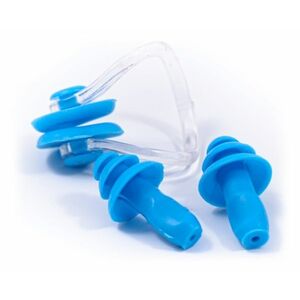 Füldugók a orrcsipesz borntoswim nose clip/earplugs kék kép