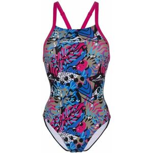 Női fürdőruha aquafeel abstract jungle motionback multi 34 kép