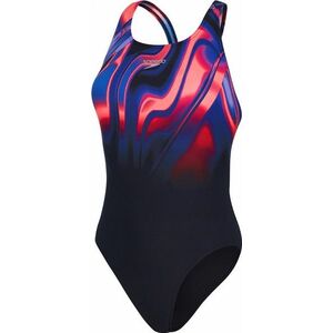 Speedo placement digital powerback black/phoenix red/blue kép