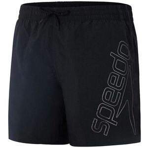 Speedo boom logo 16 watershort black/metalic grey m - uk34 kép