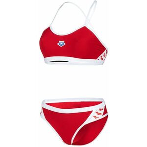 Arena icons bikini cross back solid red/white xxs - uk28 kép