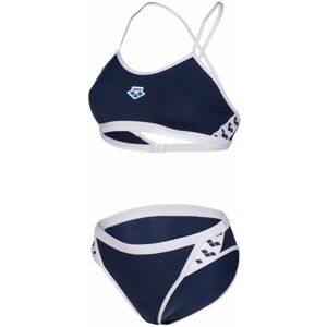 Arena icons bikini cross back solid navy/white xs - uk30 kép