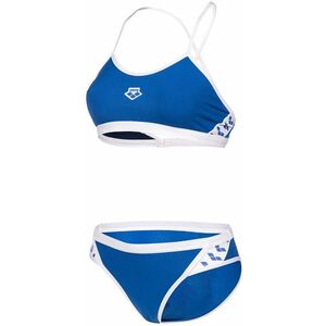 Arena icons bikini cross back solid royal/white xs - uk30 kép